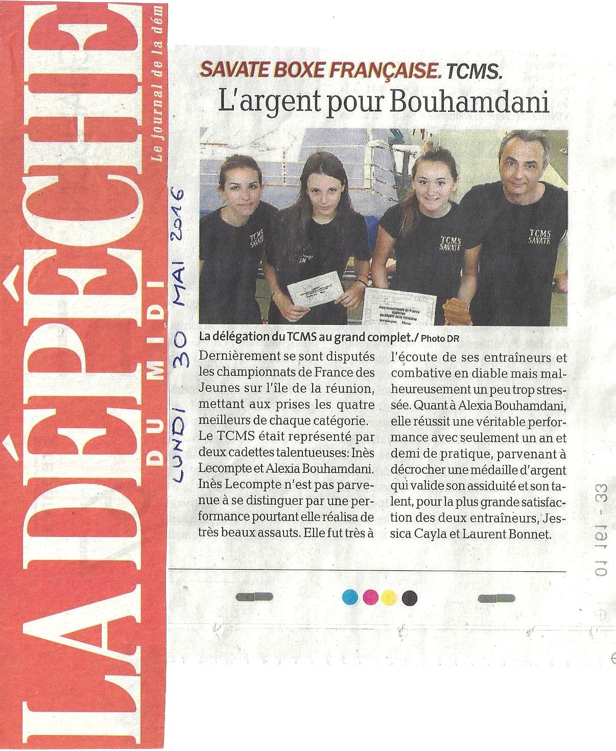 Les filles à l’honneur sur la Dépêche du Midi